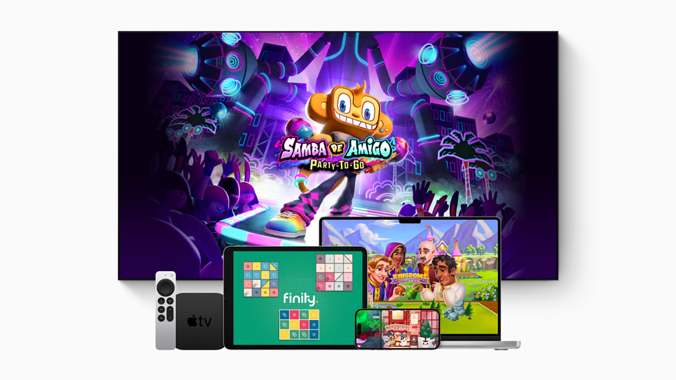 Game baru hadir di Apple Arcade di Apple TV, MacBook Pro 14 inci, iPad Pro 11 inci, dan iPhone 14 Pro.