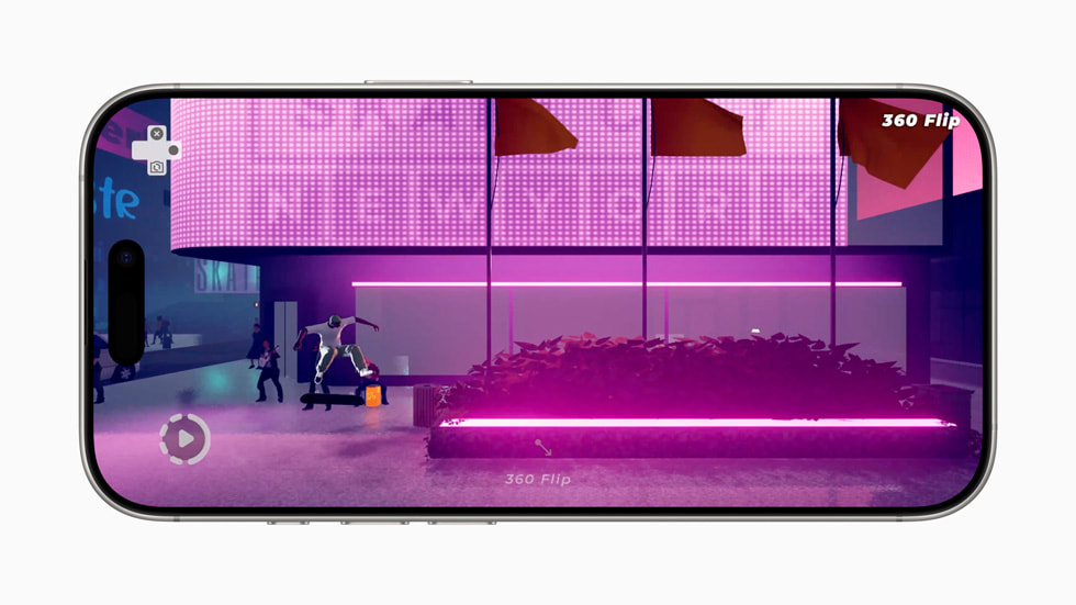Jalan permainan Skate City: New York ditampilkan di iPhone 16 Pro.