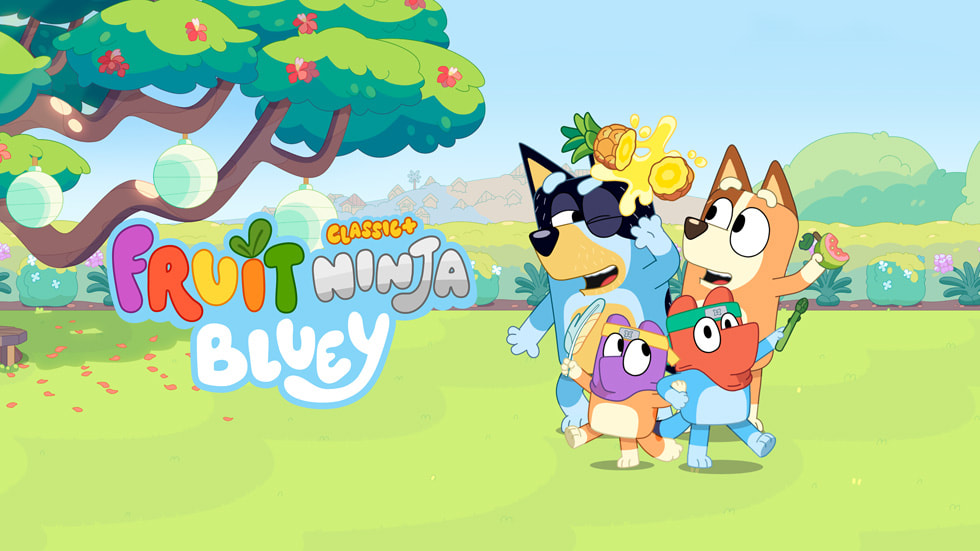 A still from Fruit Ninja Classic+ by Halfbrick Studios.