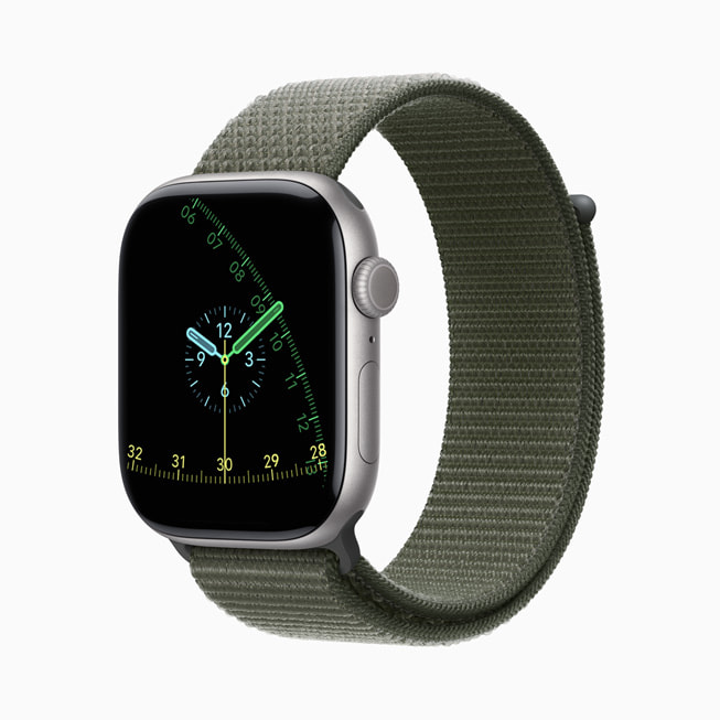 Apple Watch Series 11 in spacegrijs aluminium.