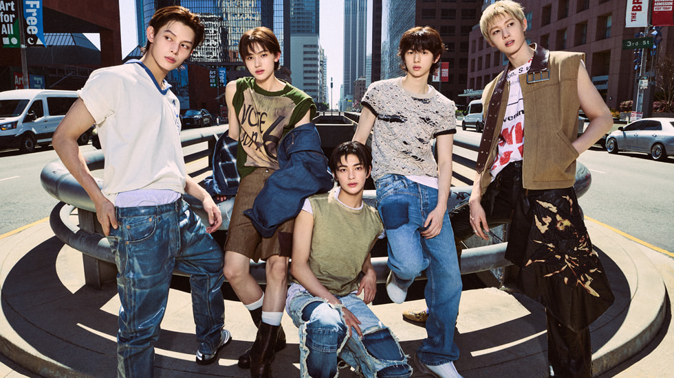 K-Pop 男子組合 CORTIS 同名沉浸式紀錄短片的畫面。