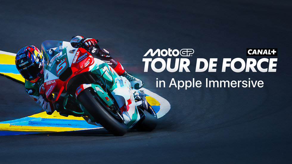 Apple Immersive 影片《Tour De Force》宣傳照。