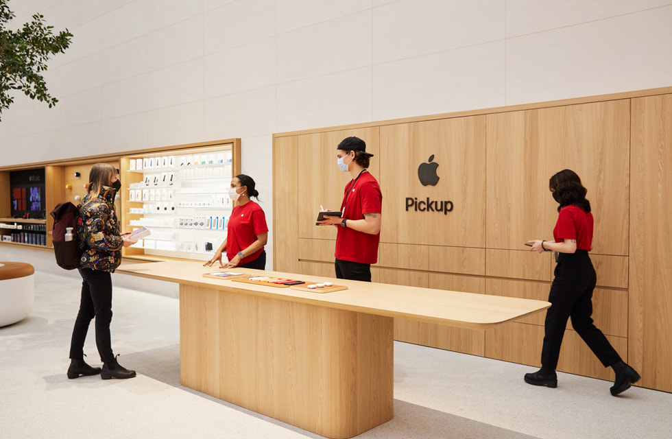 El sector de recolección en Apple Rosenthaler Stra?e.