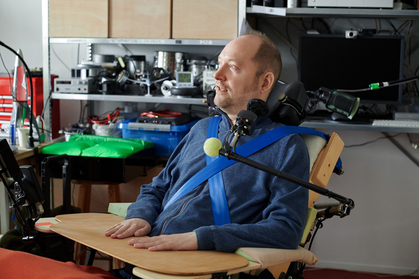 Giesbert Nijhuis, AssistiveWare teknolojisini kullan?yor.