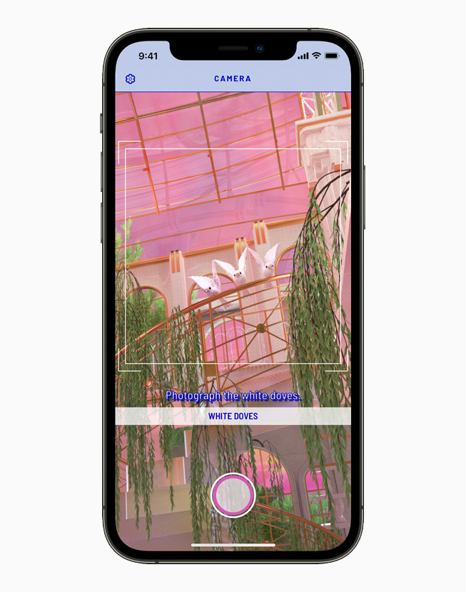 iPhone 12 Pro’da “HoloVista” oyunu g?steriliyor.
