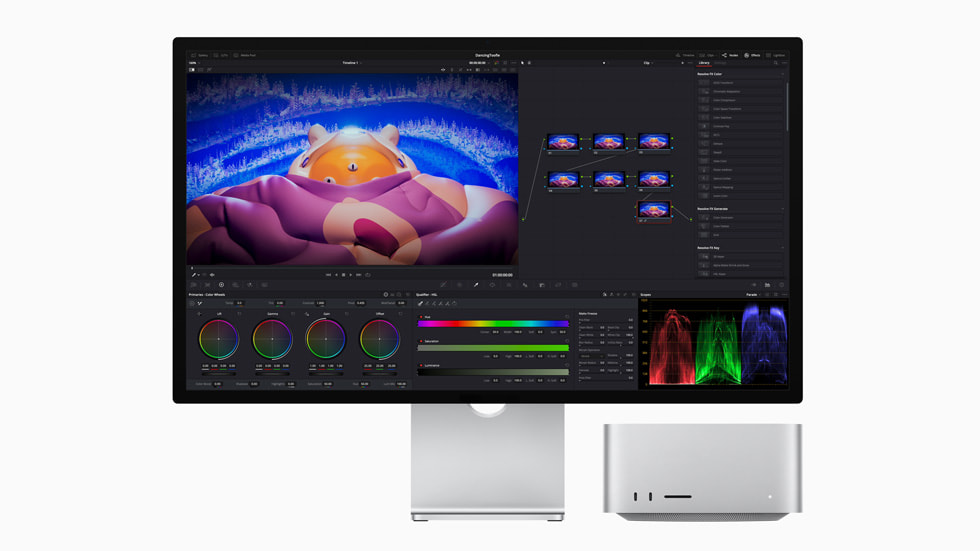 ????? ????? ????? ??????? ?? Davinci Resolve ??? Mac Studio ?Mac Pro.