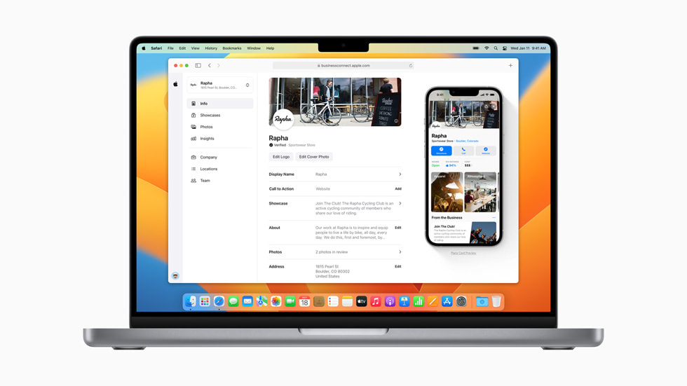 ????????? Apple Business Connect ?? MacBook Pro