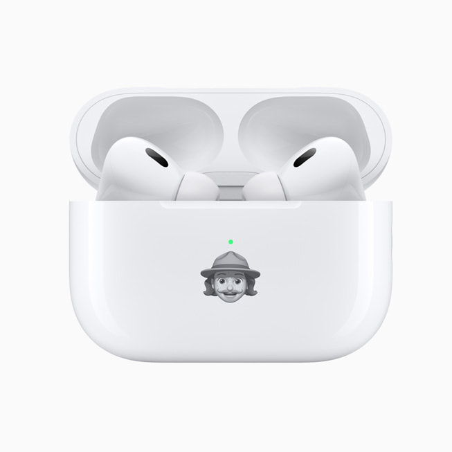 AirPods Pro v?i hình kh?c Memoji tùy ch?nh.