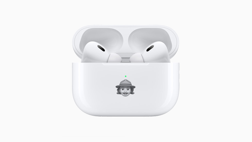 ?kinci nesil AirPods Pro’nun yepyeni kutusu üzerindeki ki?iselle?tirilmi? bir Memoji.