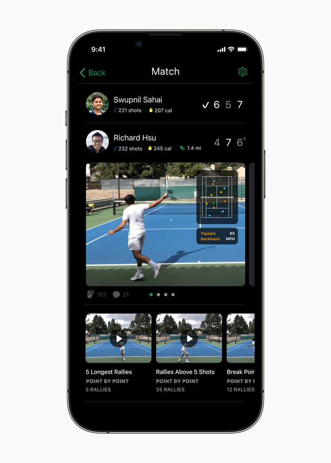 ???? ?????? ???????? ?? ????? SwingVision ???????? ??? iPhone? ???? ???????? ?? ????????? ?????????? ????? ????? ?????.