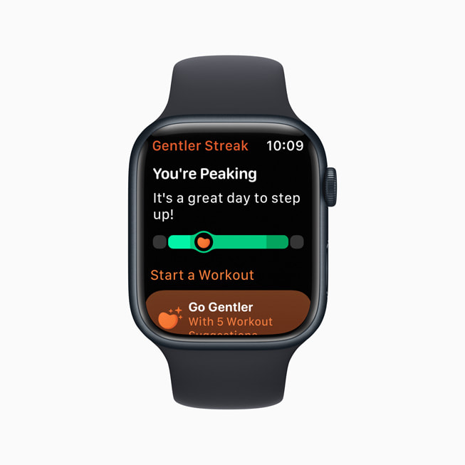 Y?l?n Apple Watch Uygulamas? Gentler Streak’ten bir g?rsel.