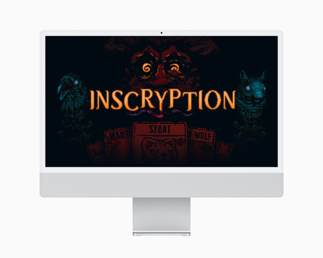 Y?l?n Mac Oyunu Inscryption’dan bir g?rsel.