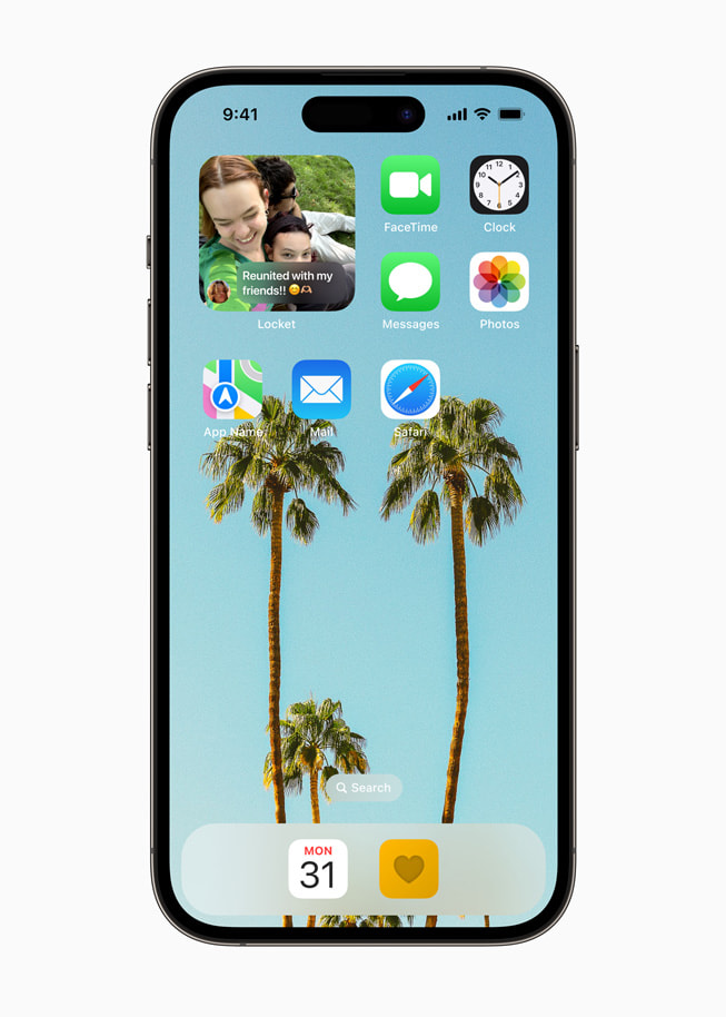 Kültürel Etki kategorisinde ?dül kazanan Locket Widget uygulamas?ndan bir g?rsel.