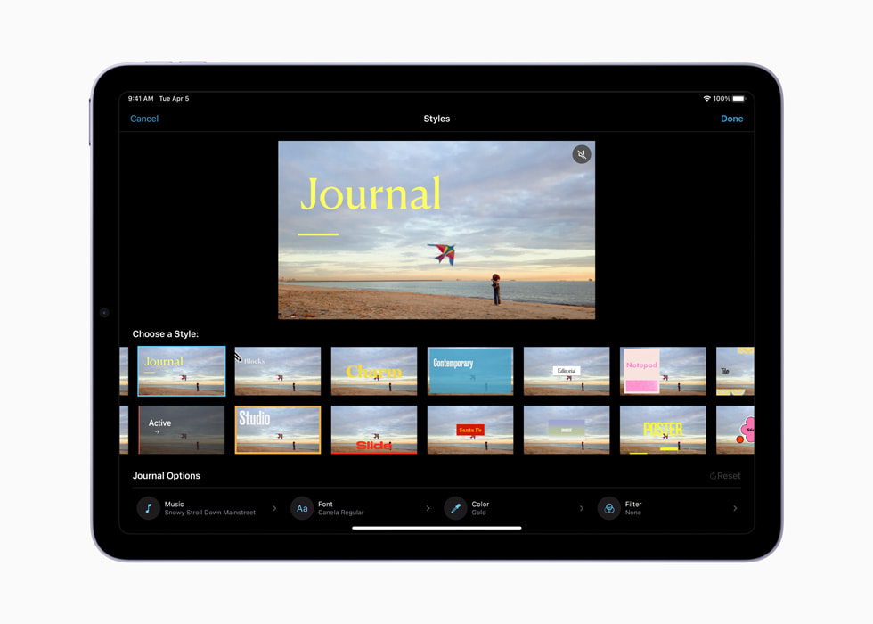 ????? ??????? ??????? ?????? ?????? ?? ????? iMovie 3.0 ?????? ??? iPad.
