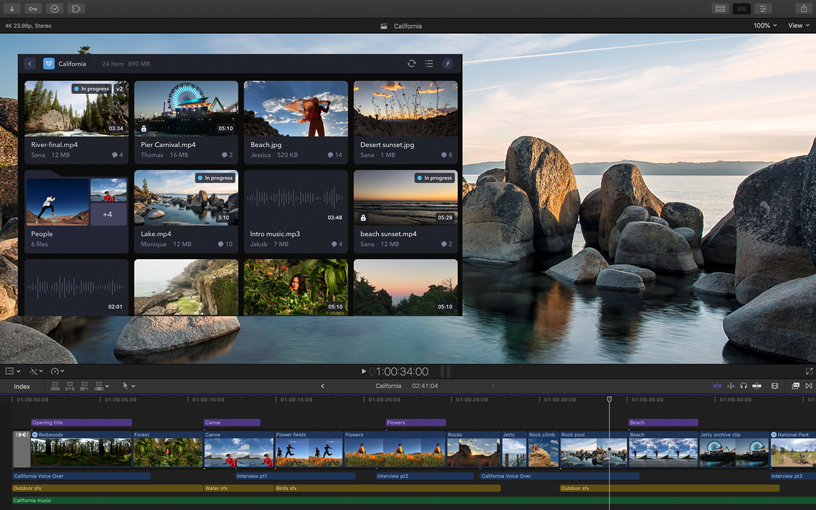 Final Cut Pro X ekran g?rüntüsü.