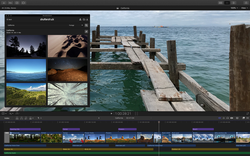 Final Cut Pro X ekran g?rüntüsü.