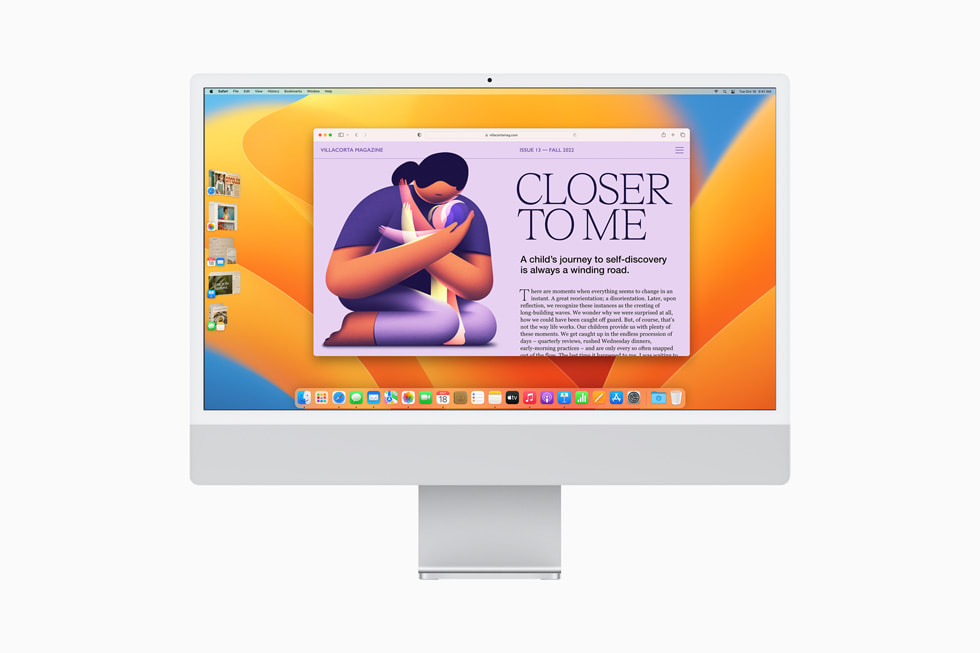 Tính n?ng Qu?n Ly Màn Hình hi?n th? trên iMac.