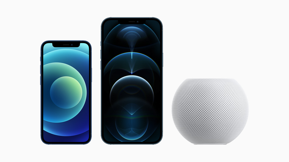 iPhone 12 mini ?iPhone 12 Pro Max ?HomePod mini.