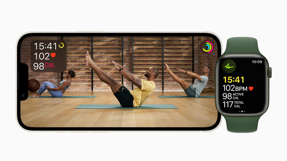 ???? iPhone ????? ???? ???? ??????? ?? +Fitness ??? ?????? ???? Apple?Watch?Series?7.