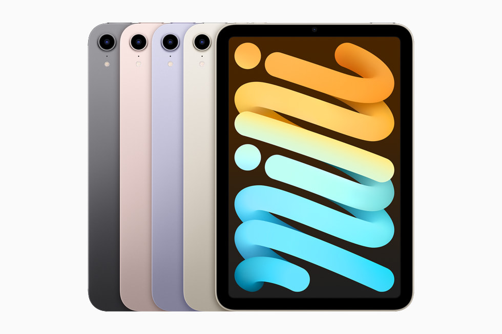 The new iPad mini color lineup.