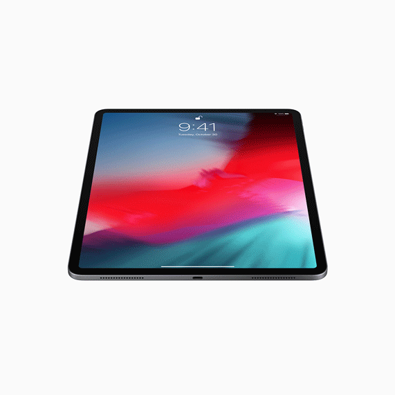 D?ndürülen iPad Pro, i?eriklerin y?nünü kullan?c?ya g?re ayarl?yor.