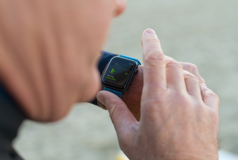 Leason, Apple Watch Series 4’ünde s?rf antrenman?n? ba?lat?yor.