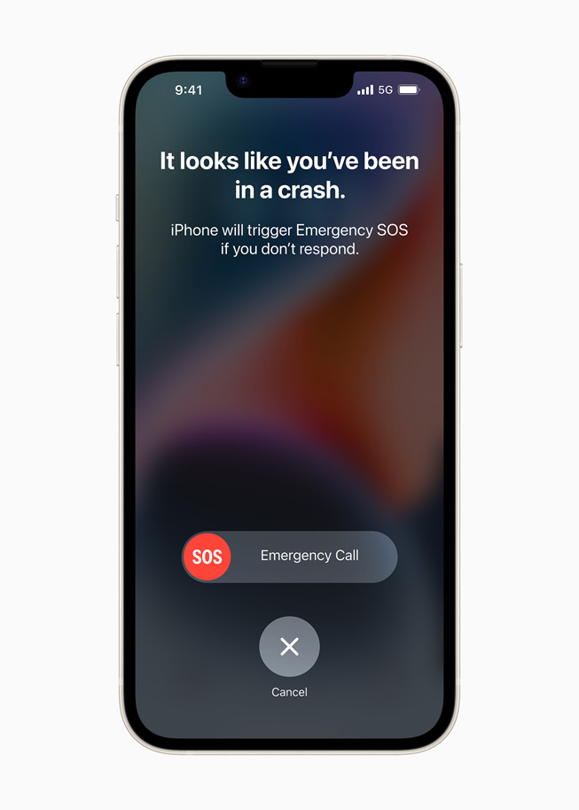 iPhone ekran?nda g?sterilen “G?rünü?e g?re trafik kazas? ge?irdiniz” mesaj?, kullan?c?ya, yan?t vermemesi durumunda ayg?t?n acil SOS aramas? ba?lataca??n? bildiriyor.
