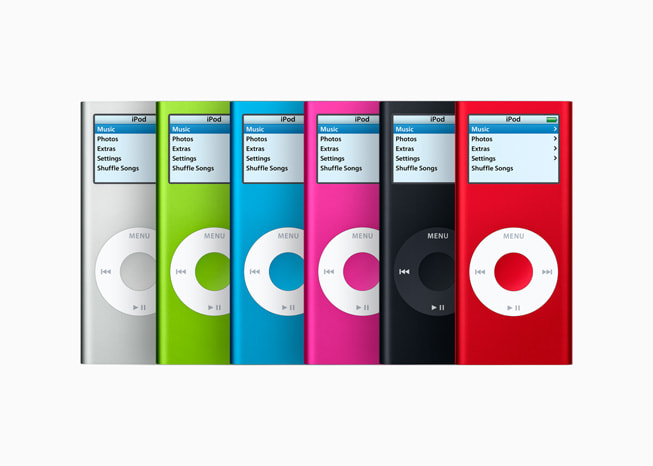 iPod nano (2. nesil) g?steriliyor.