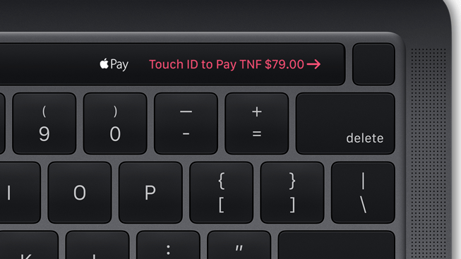 MacBook Pro’daki Touch ID’yi g?steren hareketli grafik. 