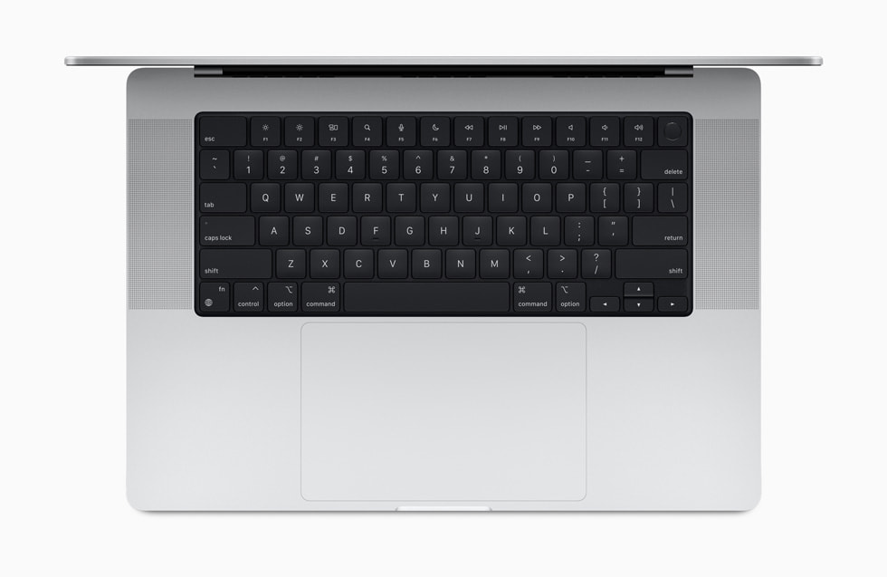 Yeni MacBook?Pro klavyesi ayr?nt?l? bir ?ekilde g?steriliyor.