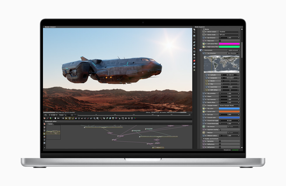 MacBook Pro ekran?nda bir grafik sanat??s?n?n i? ak??? g?steriliyor.