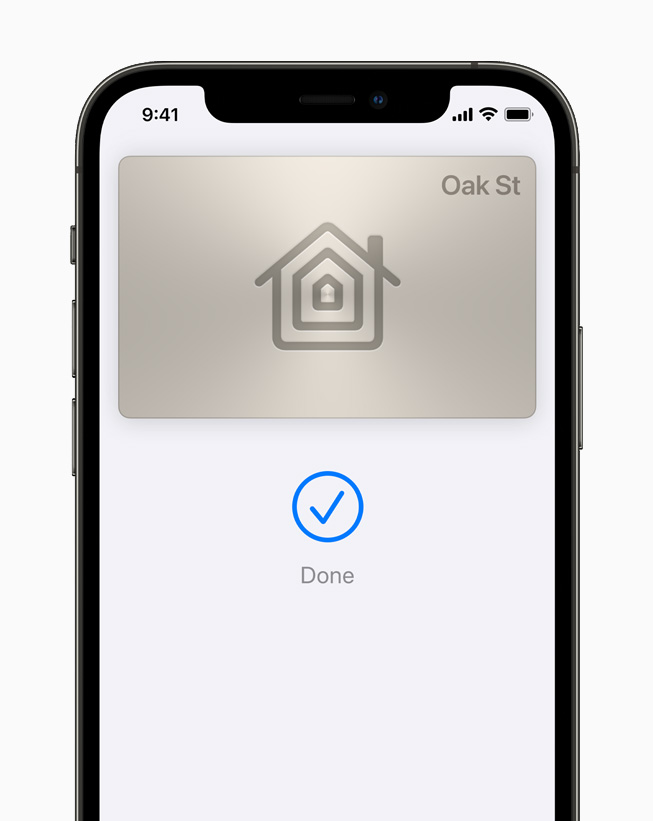 iPhone 12 Pro’daki Apple Wallet’ta dijital bir ev anahtar? g?steriliyor.