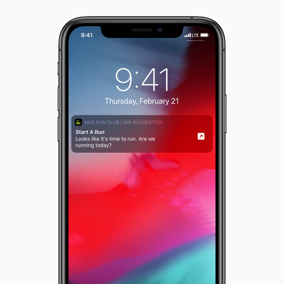iPhone’da Nike Run Club uygulamas? kestirmesi.