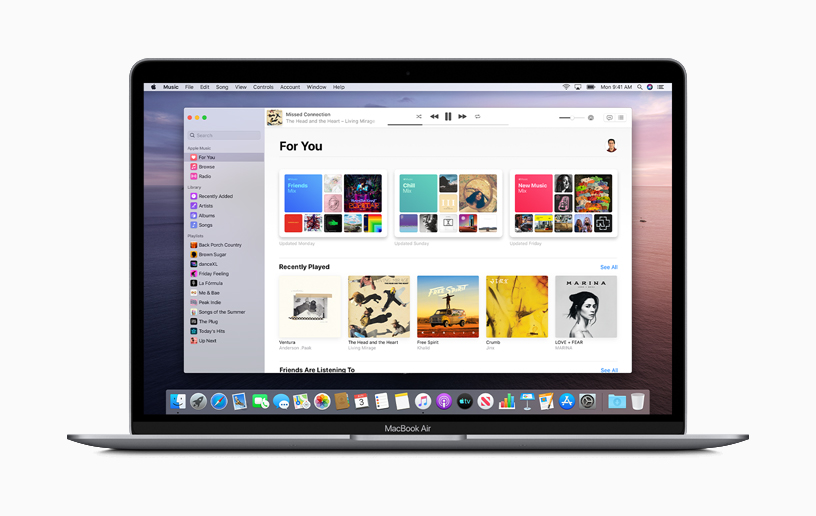 MacBook Air’de Müzik uygulamas?.