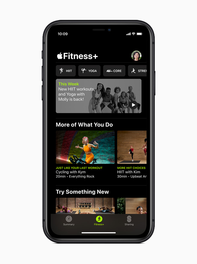 iPhone 11 Pro’da Apple Fitness+ ana ekran?.