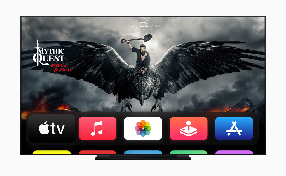 Bir Ak?ll? TV’de Apple TV uygulamas?.
