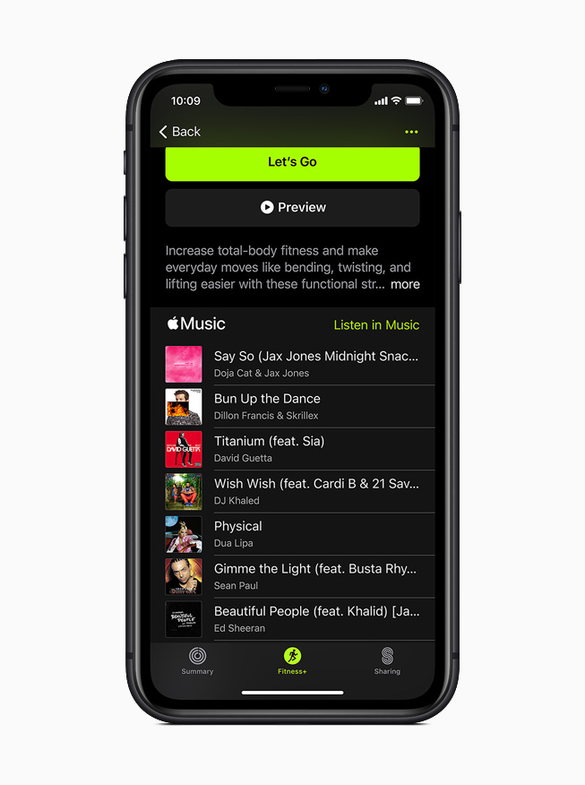 Apple Fitness+’ta Apple Music ?alma listesi