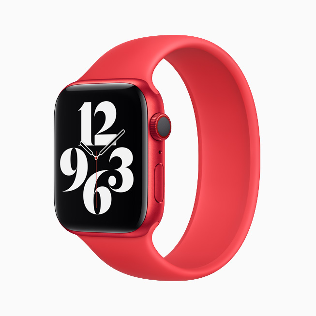 (PRODUCT)RED Apple Watch Series 6。