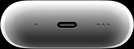Imagen que muestra el parlante integrado en el estuche de carga Magsafe.