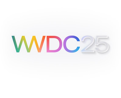 Ch? WWDC25 màu c?u v?ng